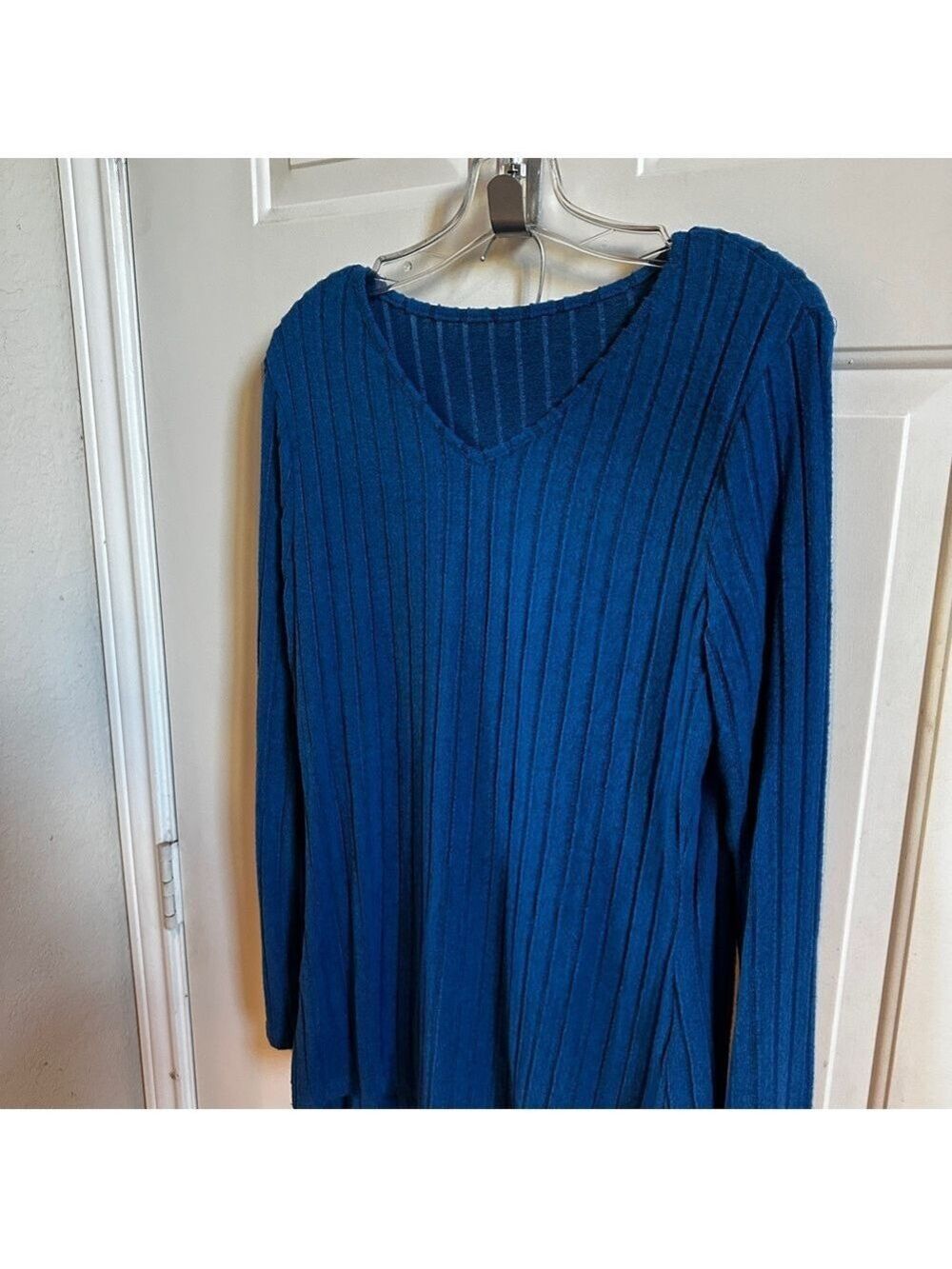 Blue Ribbed Knit Set XL - Picture 6 of 13